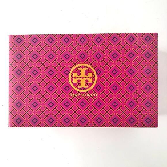 NIB Tory Burch Yo Yo Squash Orange Flip Flops Women’s 7 Sandals - Picture 4 of 5